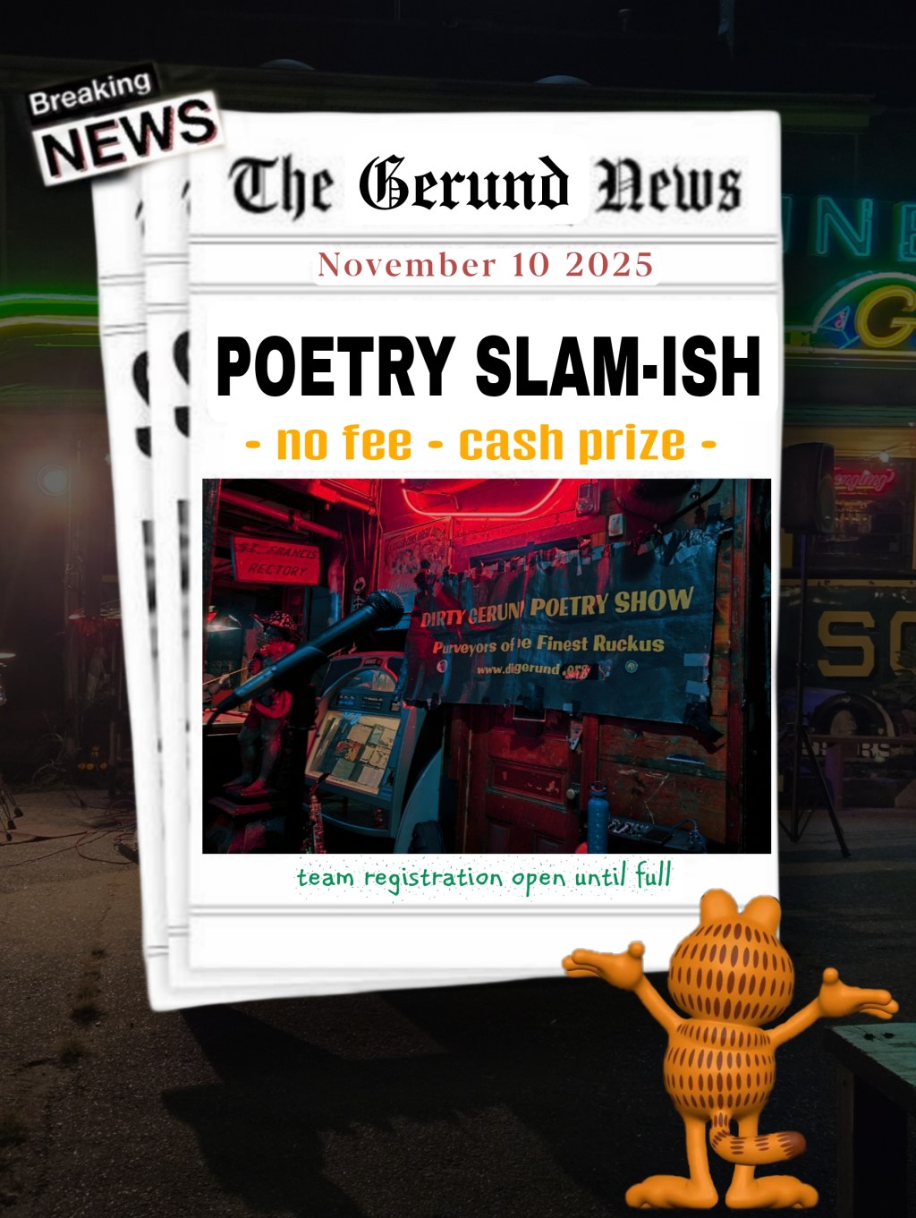 Poetry Slam-ish on November 10 Here in&nbsp;Worcester